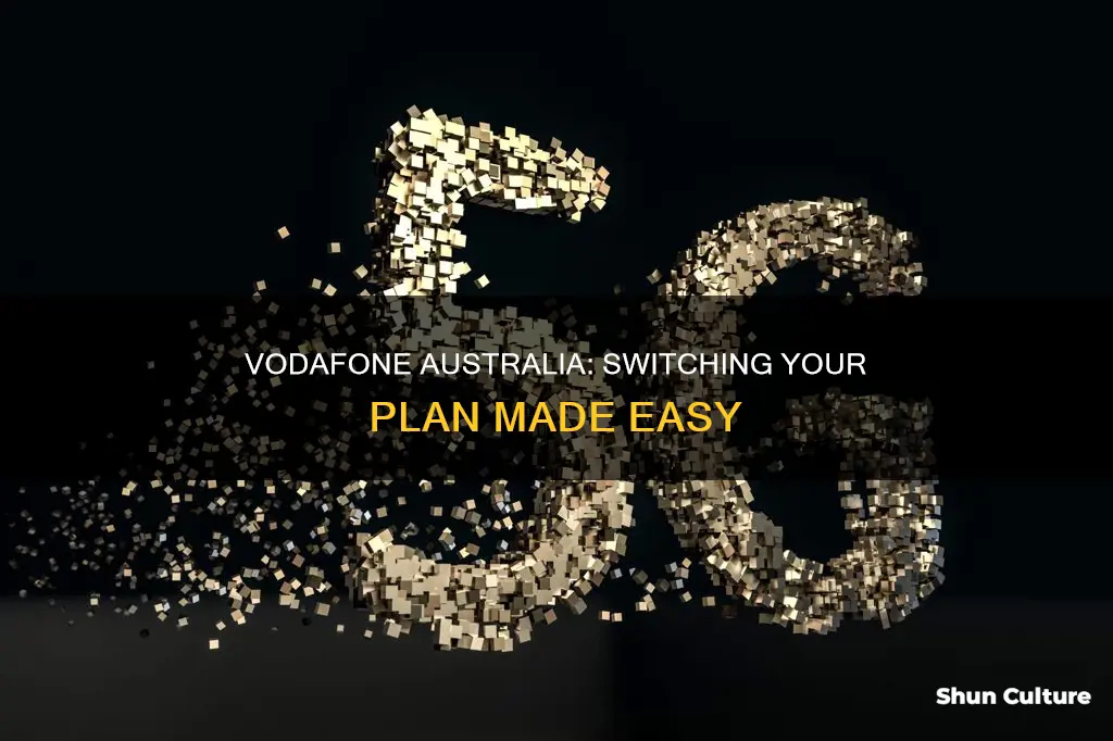 how to change vodafone plan australia