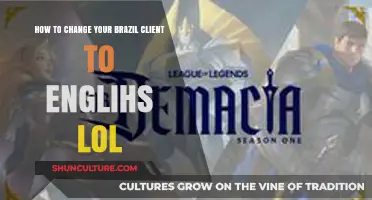 Switch Your Brazilian Client to English in LOL: A Quick Guide
