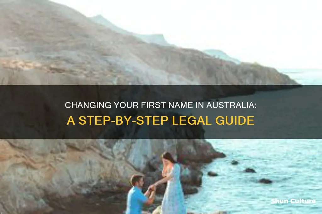 how to change your first name in australia