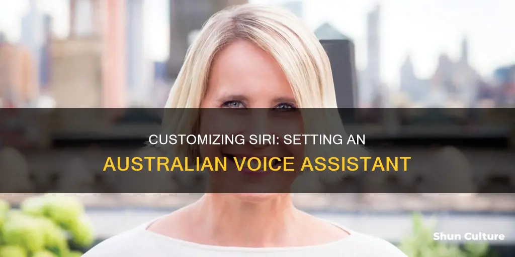 how to change your siri voice to australian