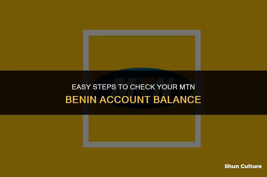 how to check account balance on mtn benin