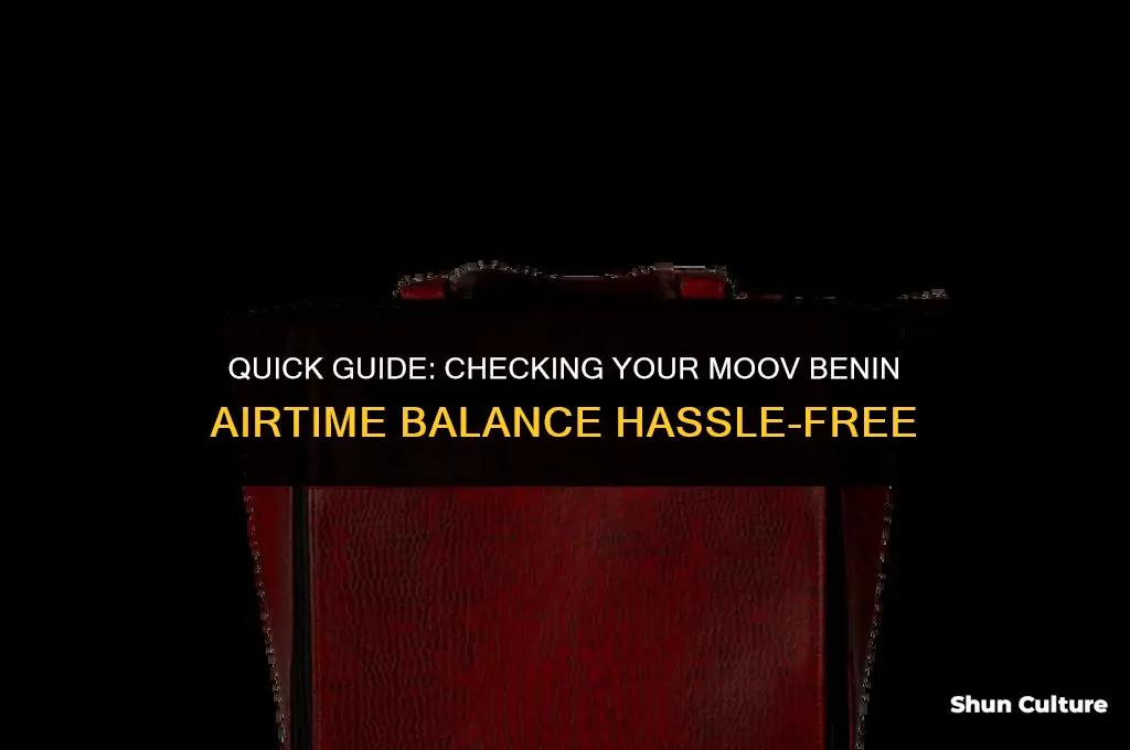 how to check airtime balance on moov benin