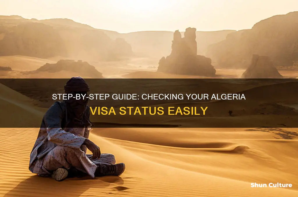 how to check algeria visa