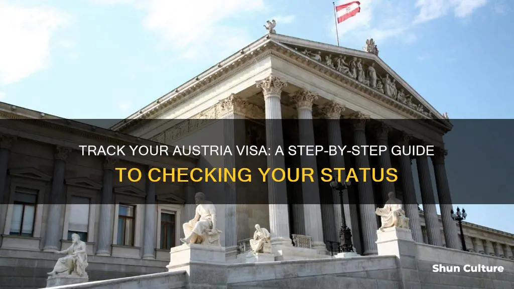 how to check austria visa status