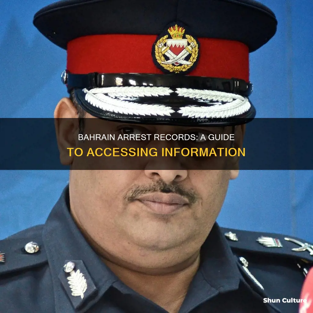 how to check bahrain arrest records