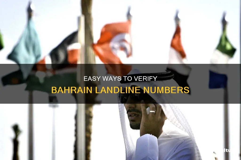 how to check bahrain landline number