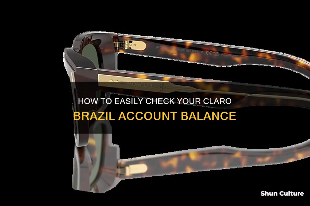 how to check balance in claro brazil