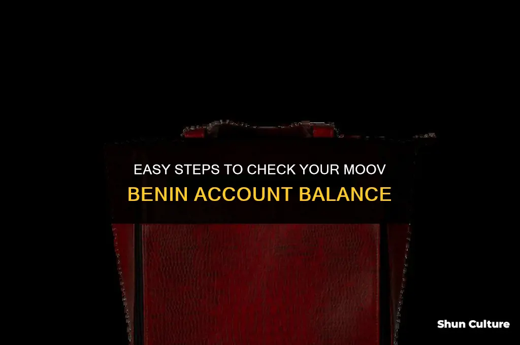 how to check balance on moov benin