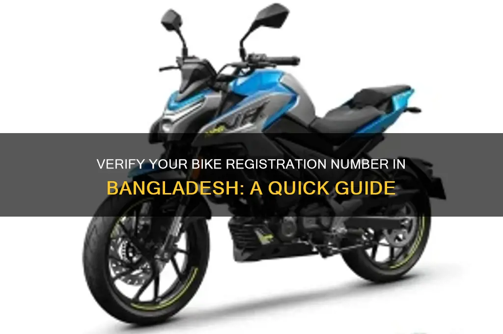 how to check bike registration number in bangladesh