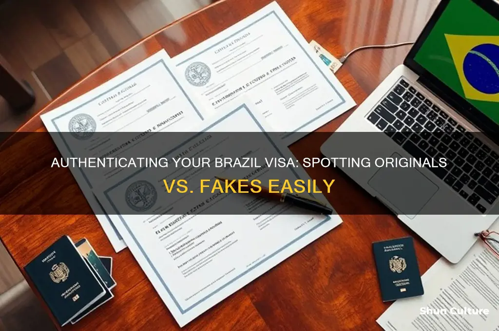how to check brazil visa original or fake