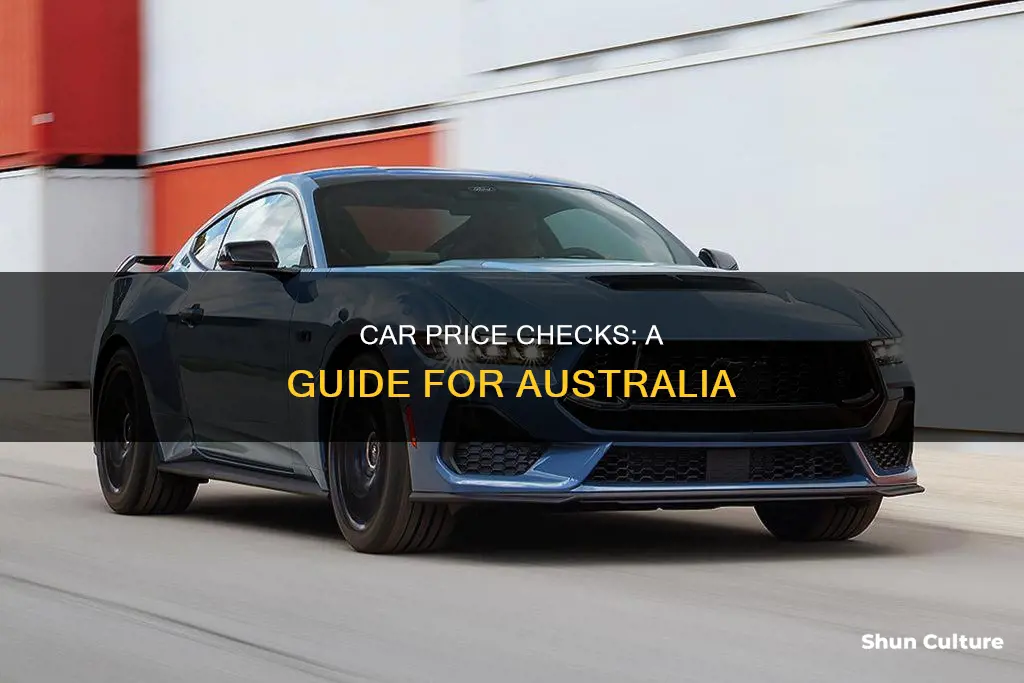how to check car price in australia