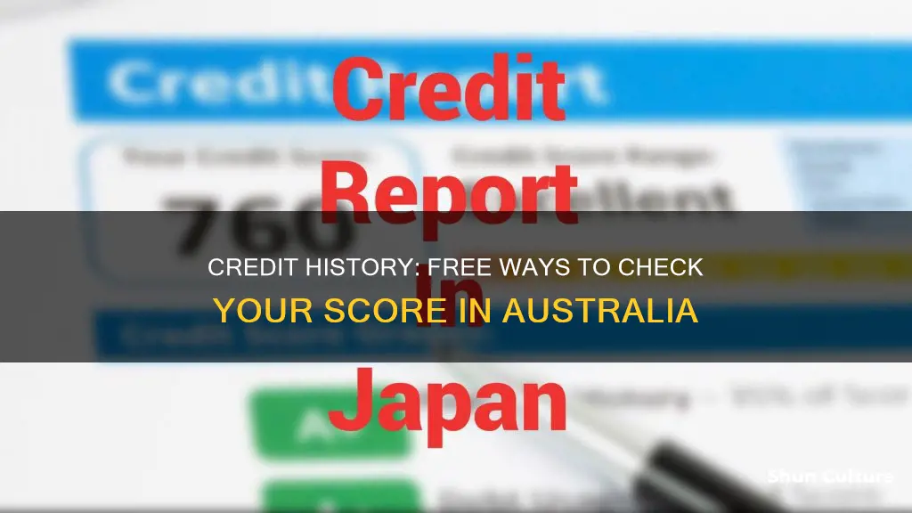 how to check credit history for free in australia