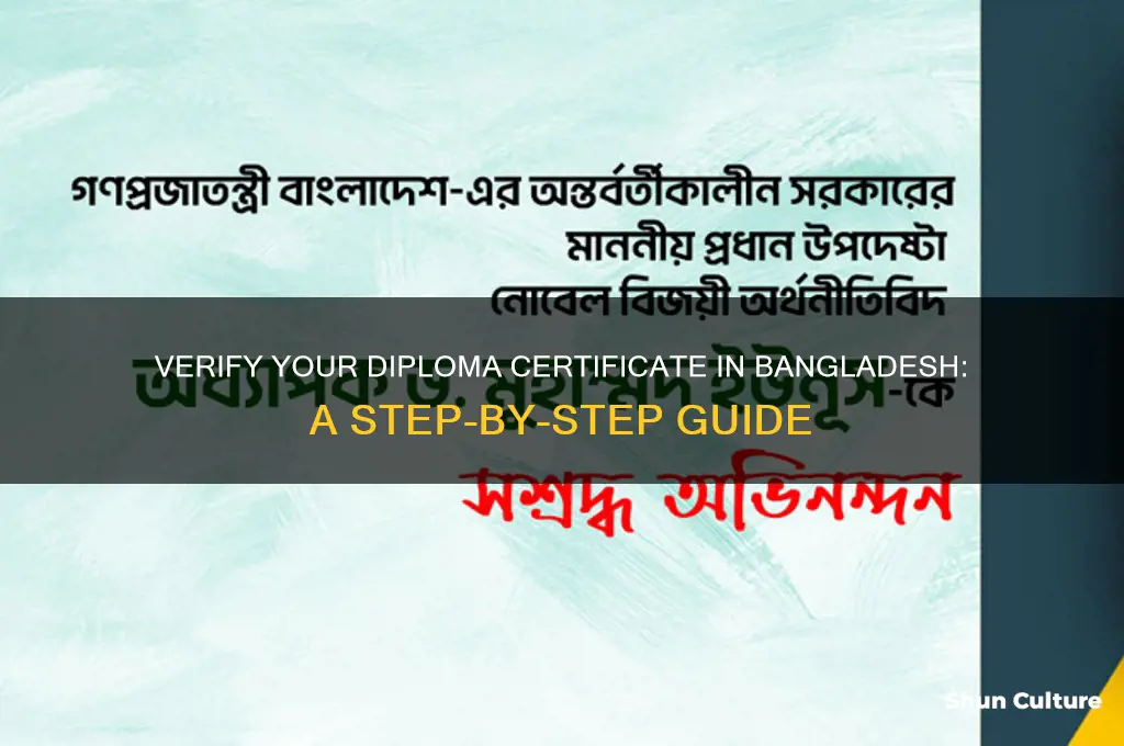 how to check diploma certificate in bangladesh