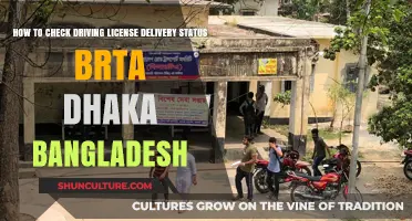 Track Your BRTA Dhaka Driving License Delivery Status Easily
