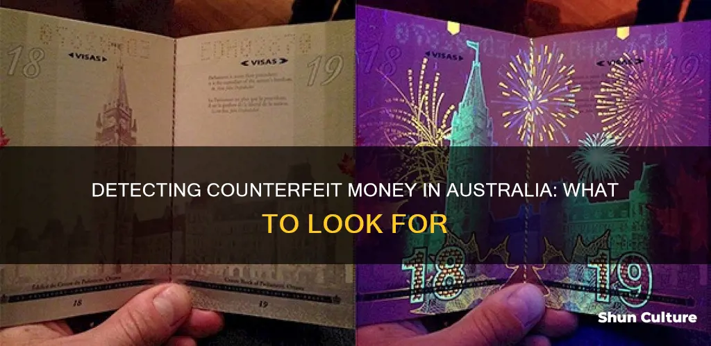 how to check fake money australia