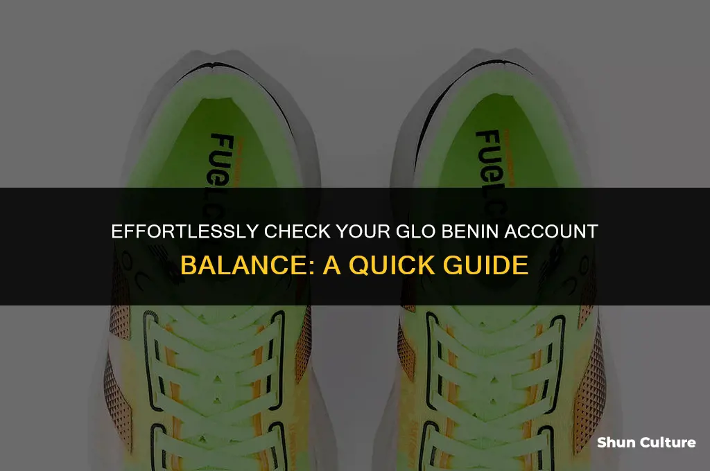how to check glo benin account balance