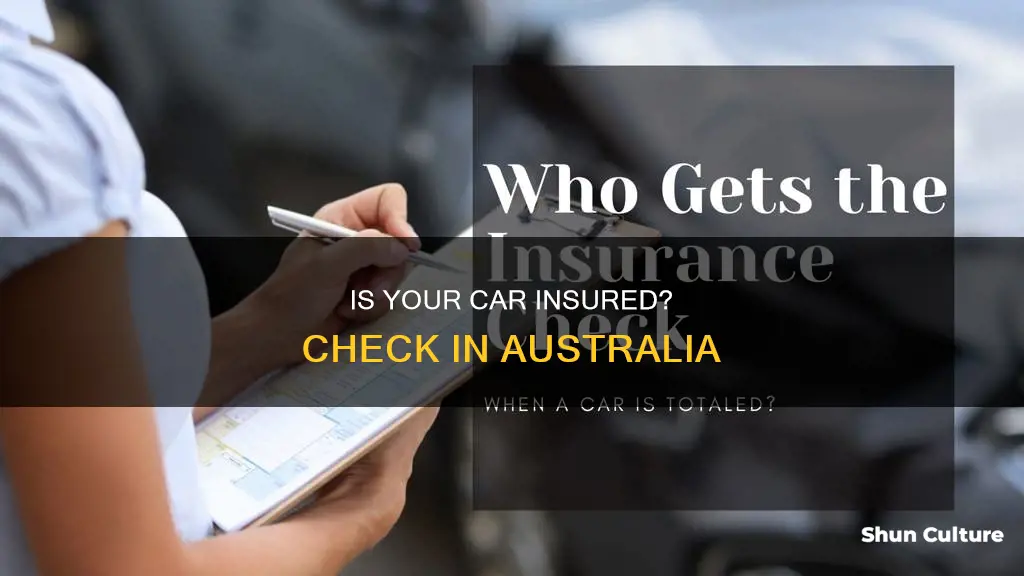 how to check if a car is insured in australia