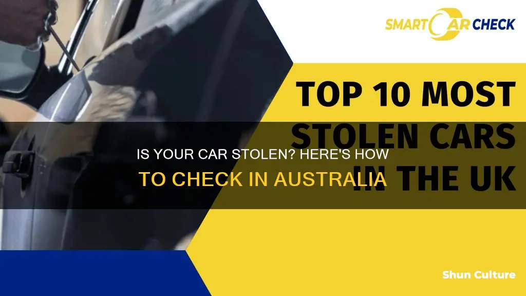 how to check if a car is stolen australia
