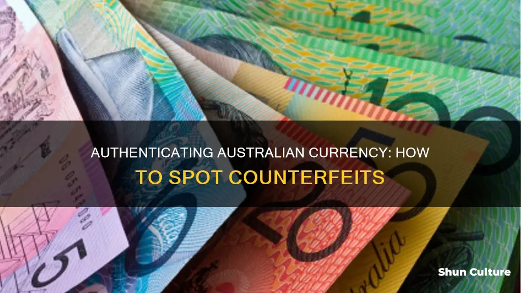 how to check if australian money is real