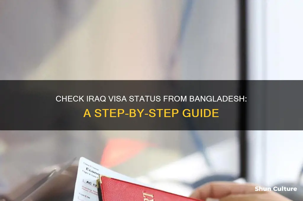 how to check iraq visa status from bangladesh