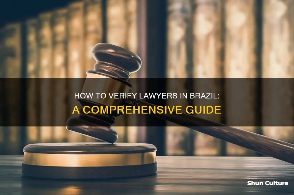 how to check lawyers in brazil