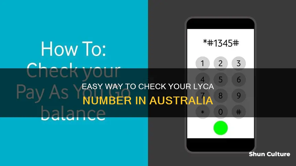 how to check lyca number australia