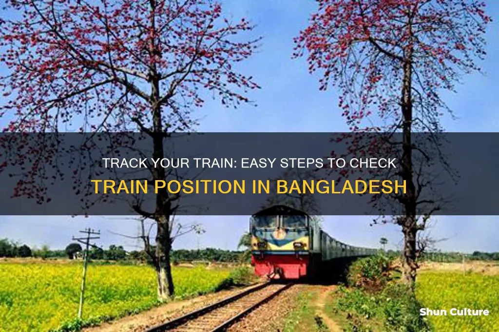 how to check train position in bangladesh