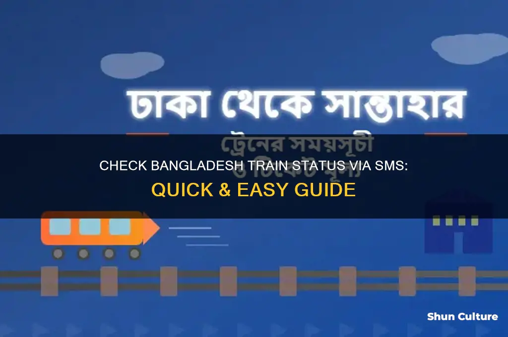 how to check train status by sms in bangladesh