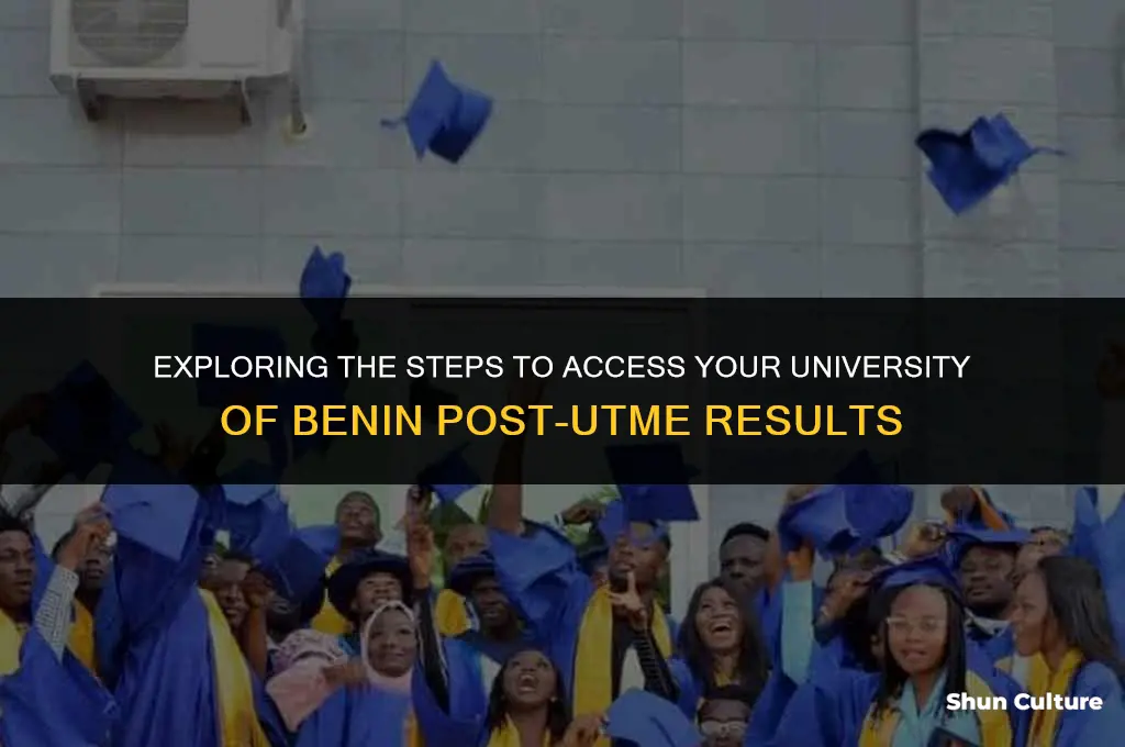 how to check university of benin post utme result