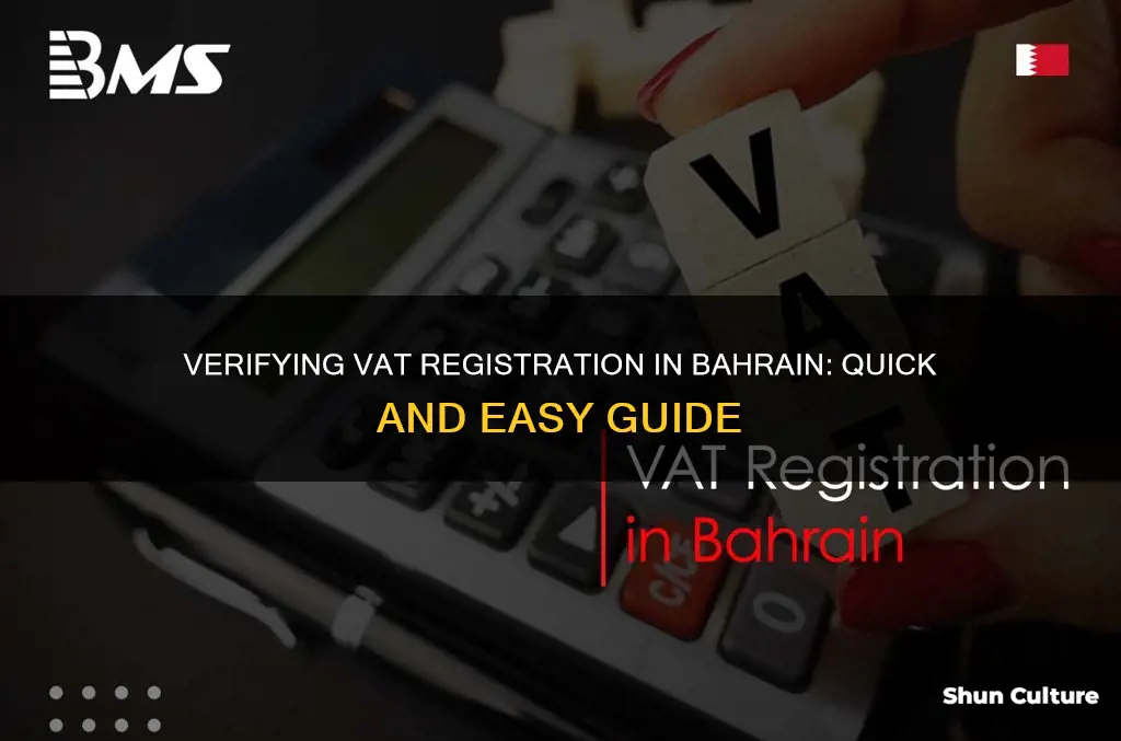 how to check vat registration number bahrain