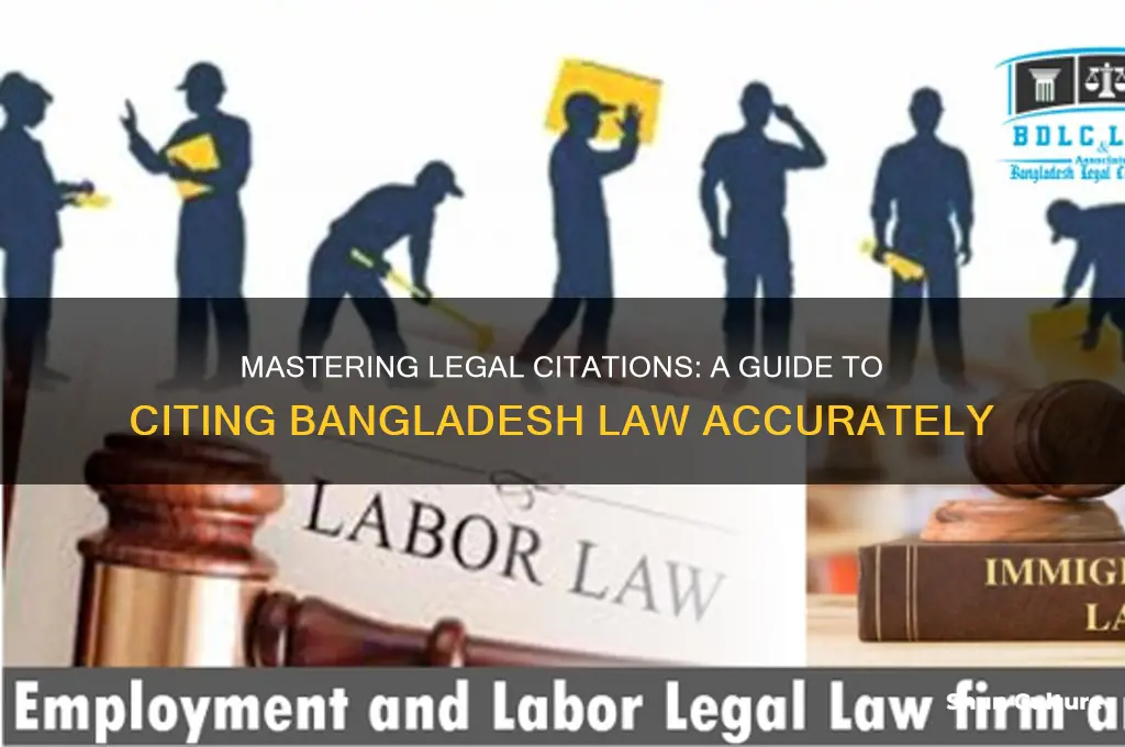 how to cite bangladesh law