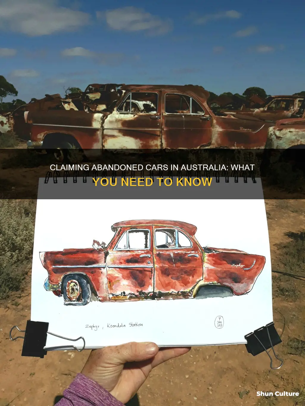 how to claim an abandoned car in australia