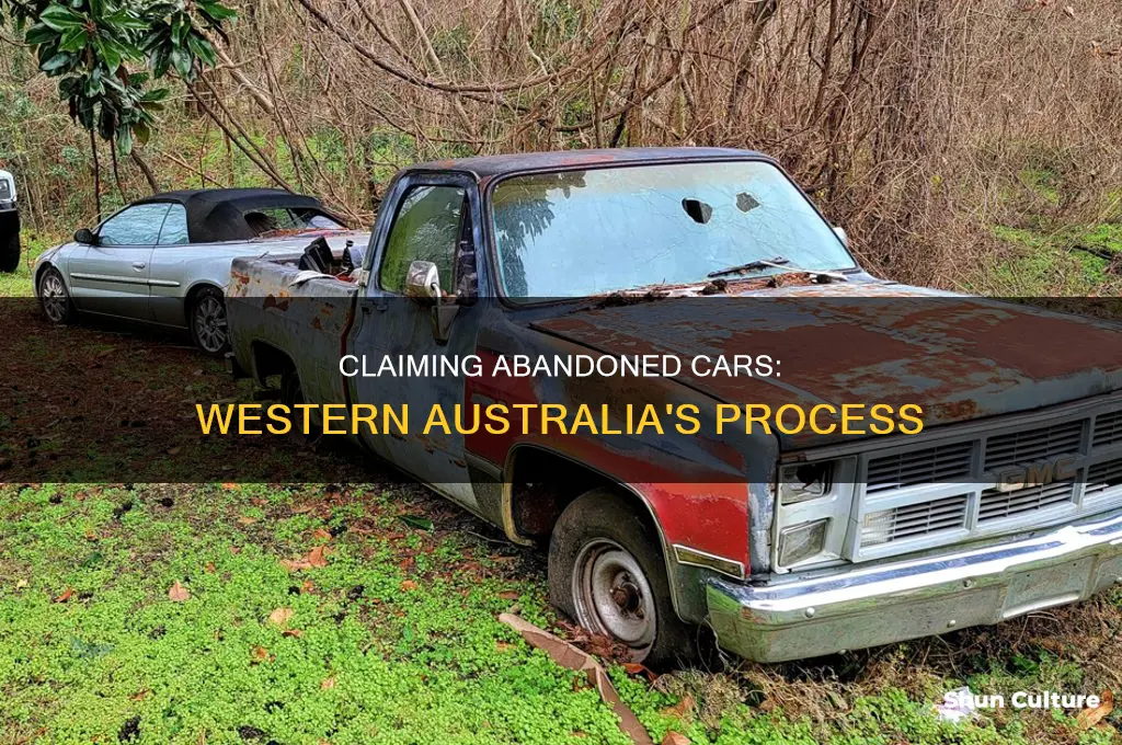 how to claim an abandoned car in western australia
