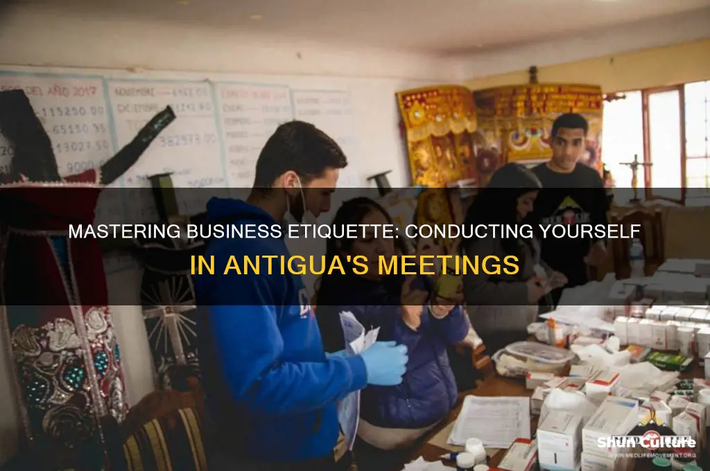 how to conduct yourself in businesss meetings in antigua