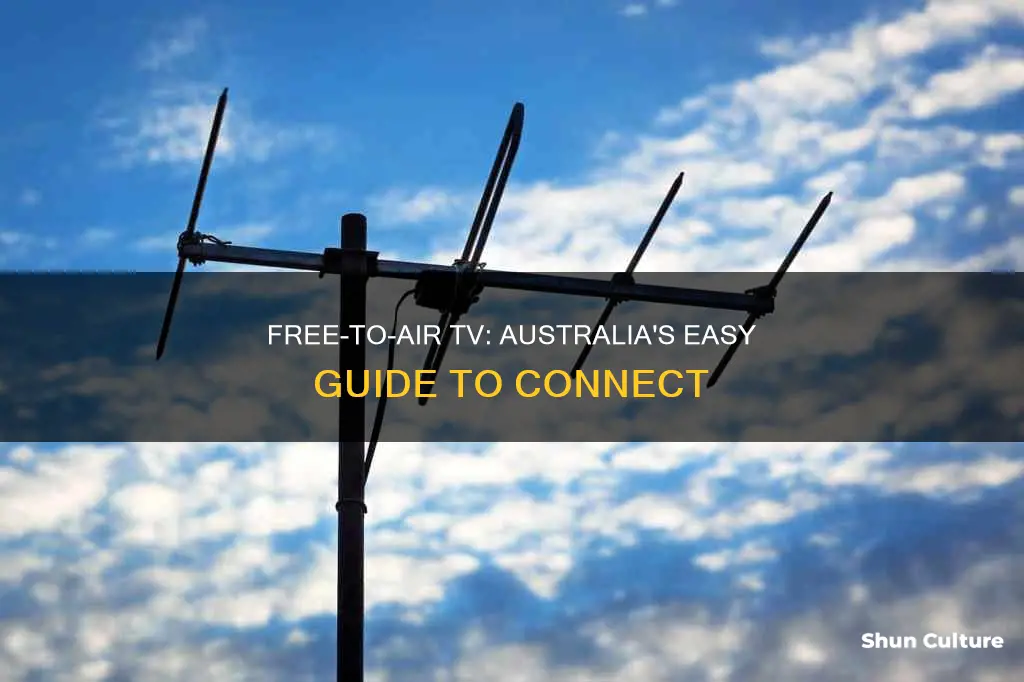 how to connect free to air tv australia