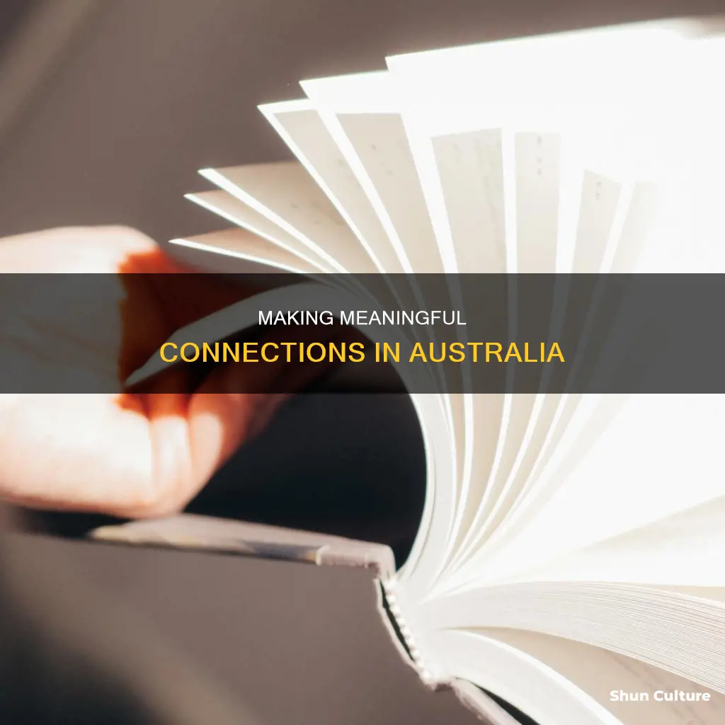 how to connect with people in australia