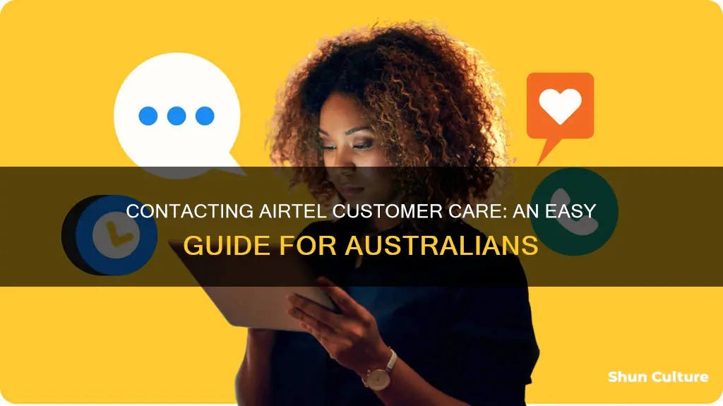 how to contact airtel customer care from australia