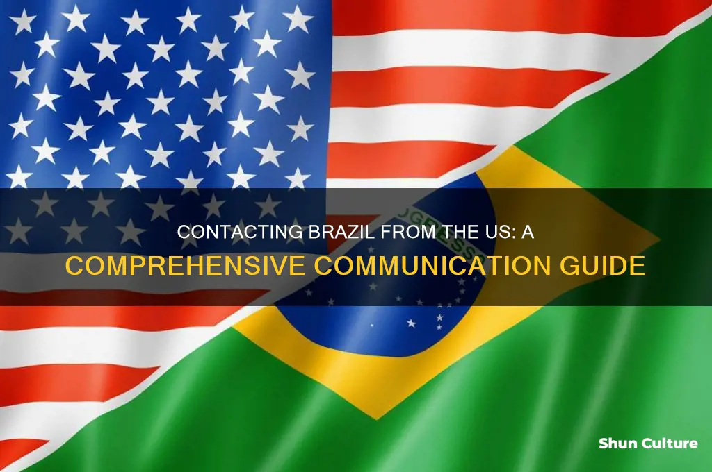 how to contact brazil from us