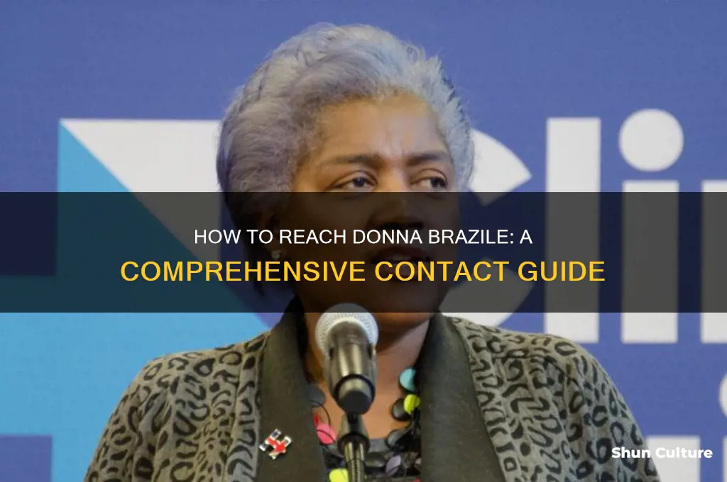 how to contact donna brazile