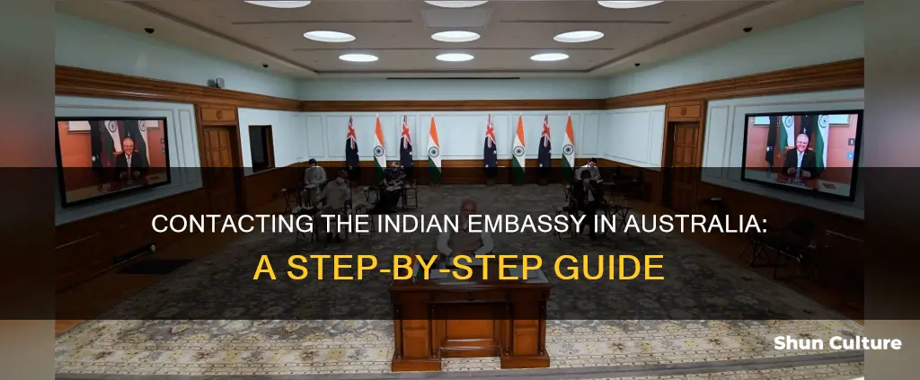 how to contact indian embassy in australia