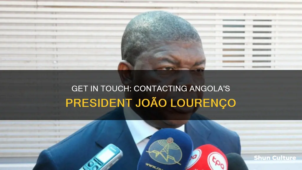 how to contact joão lourenço president of angola