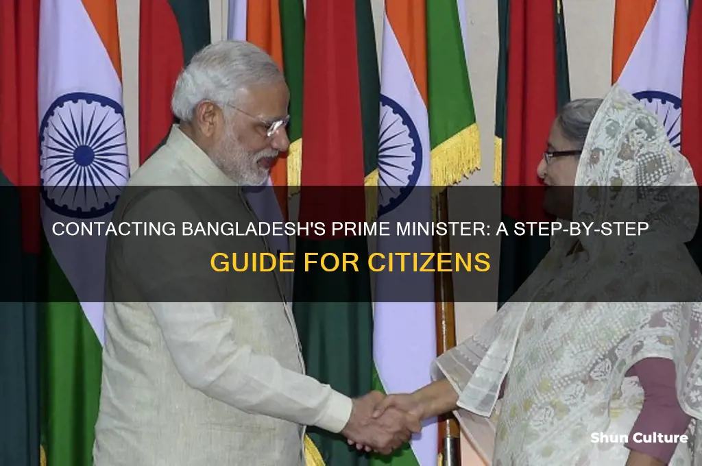 how to contact prime minister of bangladesh