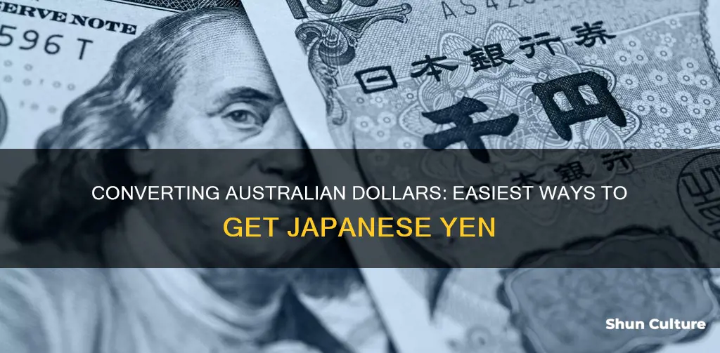 how to convert australian dollars to japanese yen