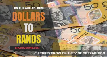 Converting Currency: Australian Dollars to South African Rands