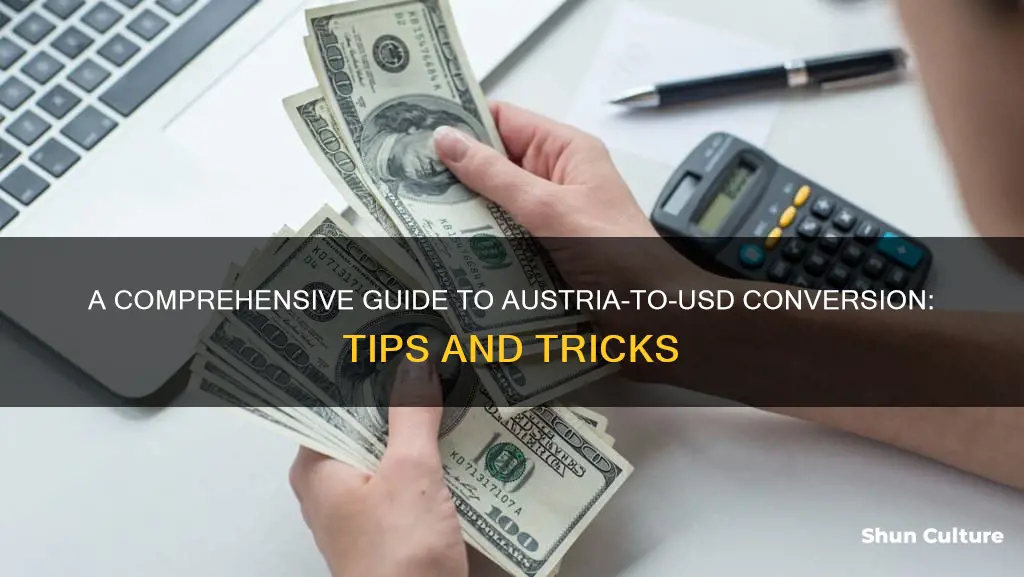 how to convert austria to us dollars calculation