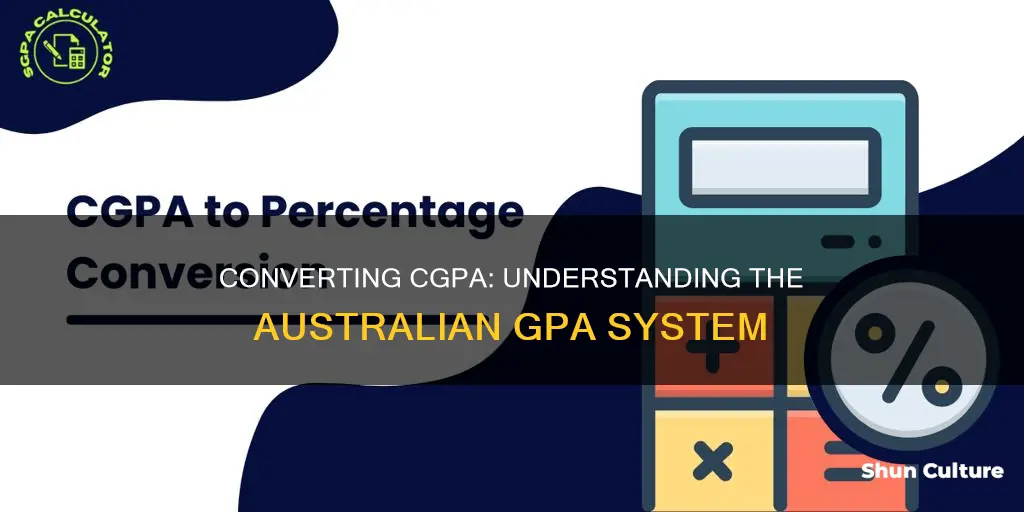 how to convert indian cgpa to australian gpa