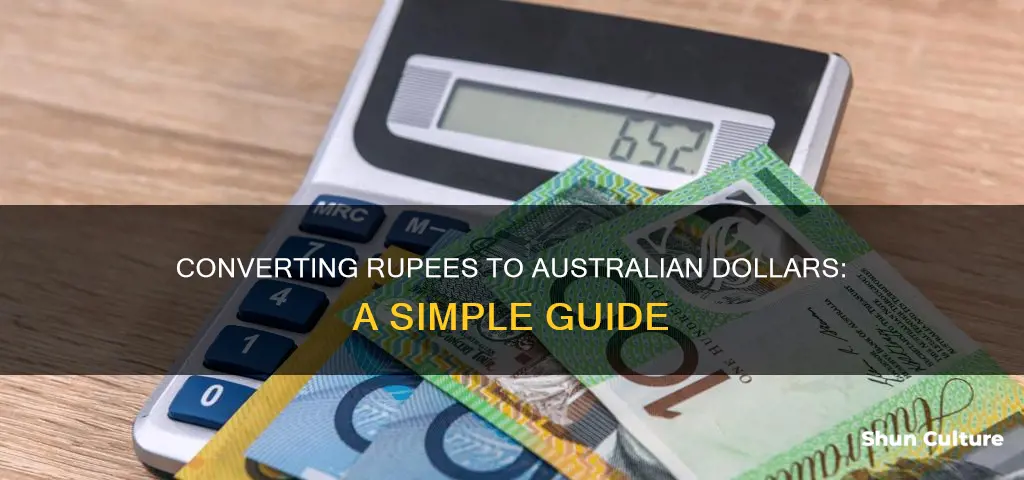 how to convert rupees to australian dollars