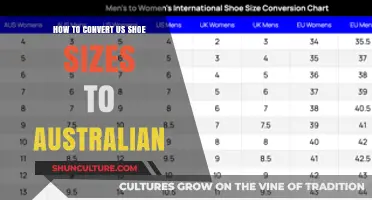 Shoe Size Conversions: US to Australian