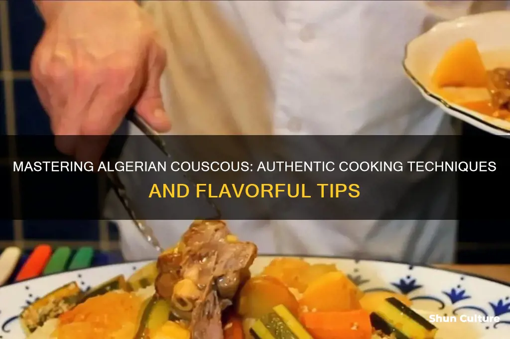 how to cook algerian couscous