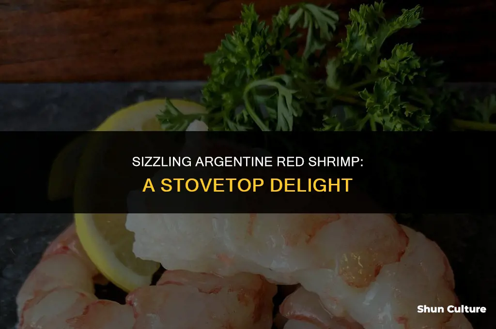 how to cook argentine red shrimp on stove top